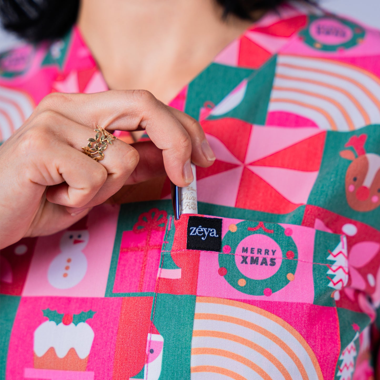 Gift Wrapped Scrub Set