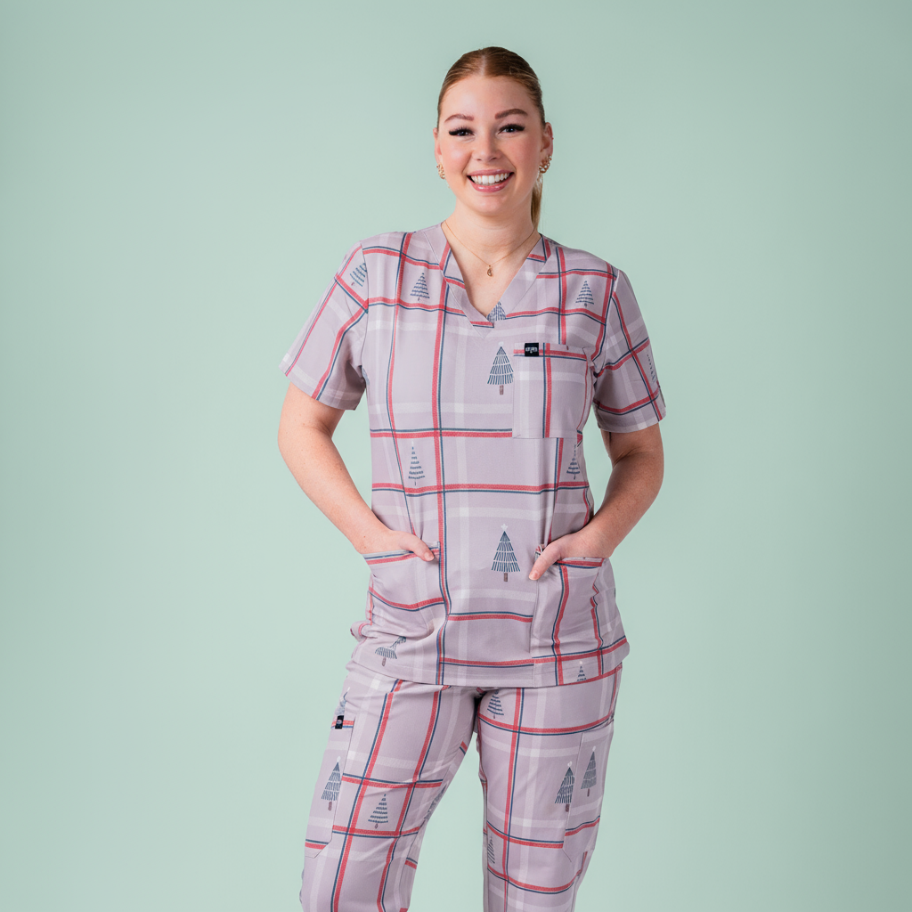 Posh Christmas Scrub Set