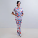 Koi Fish Kimono Scrubs