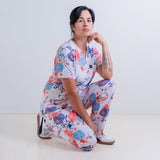 Koi Fish Kimono Scrubs