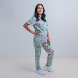 Matcha Made in Shiba Heaven Scrubs