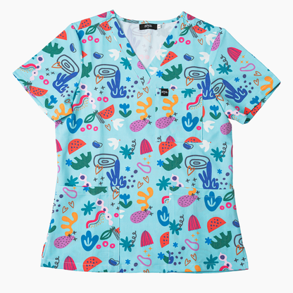 Matisse Blue Scrub Set