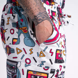 Old-School Cassette Unisex Nursing Scrubs