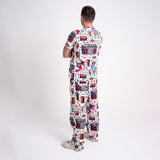 Old-School Cassette Unisex Nursing Scrubs