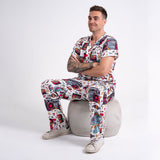 Old-School Cassette Unisex Nursing Scrubs