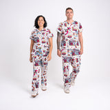 Old-School Cassette Unisex Nursing Scrubs
