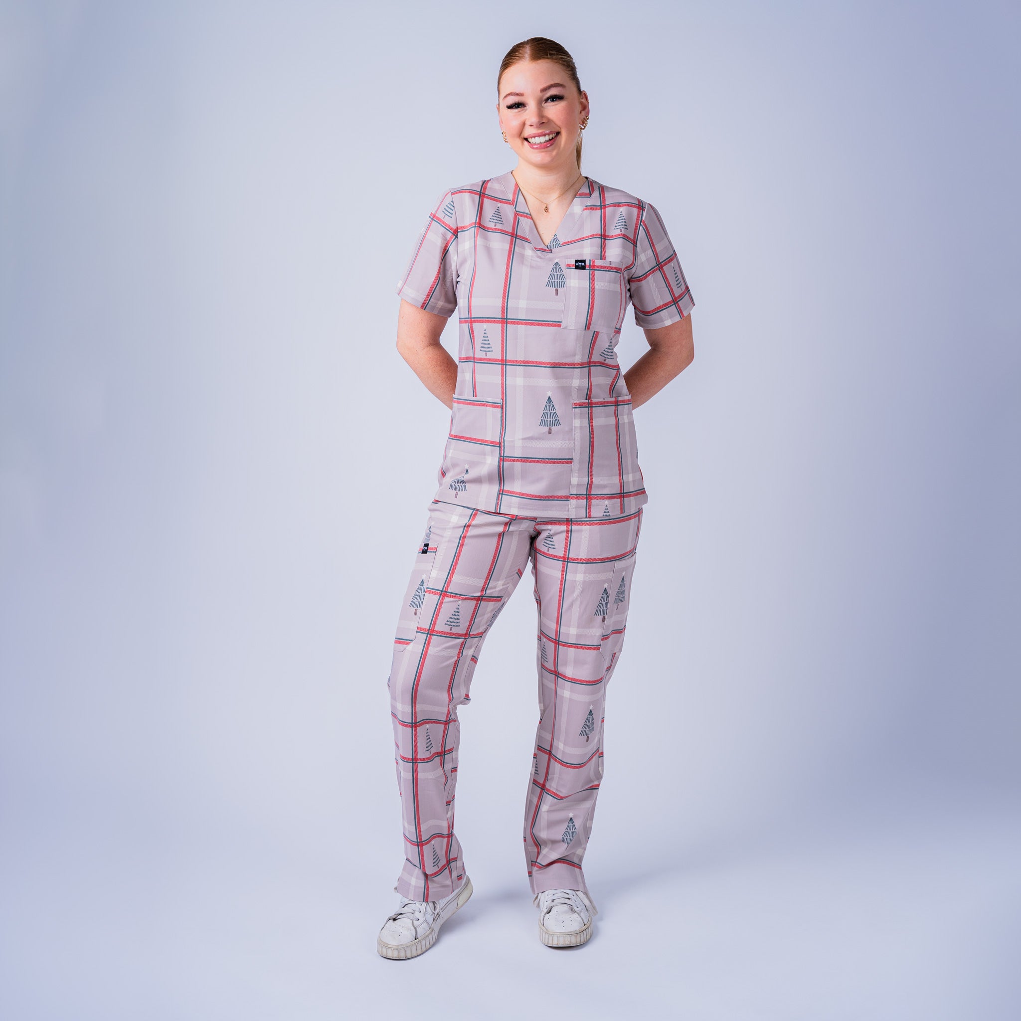 Posh Christmas Scrub Set