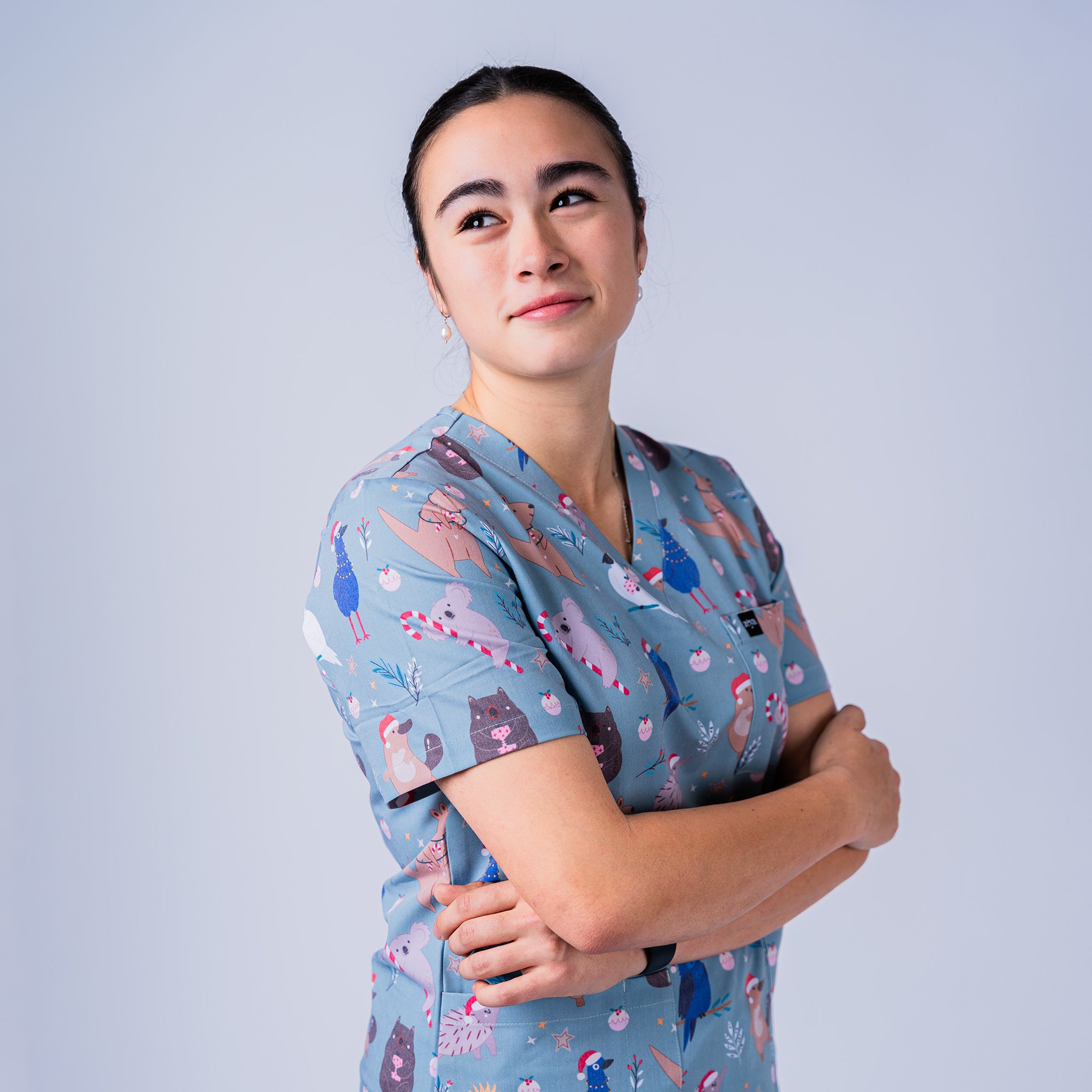 Native Christmas Scrub Set