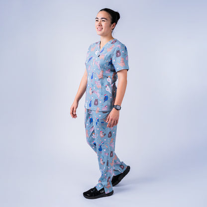 Native Christmas Scrub Set