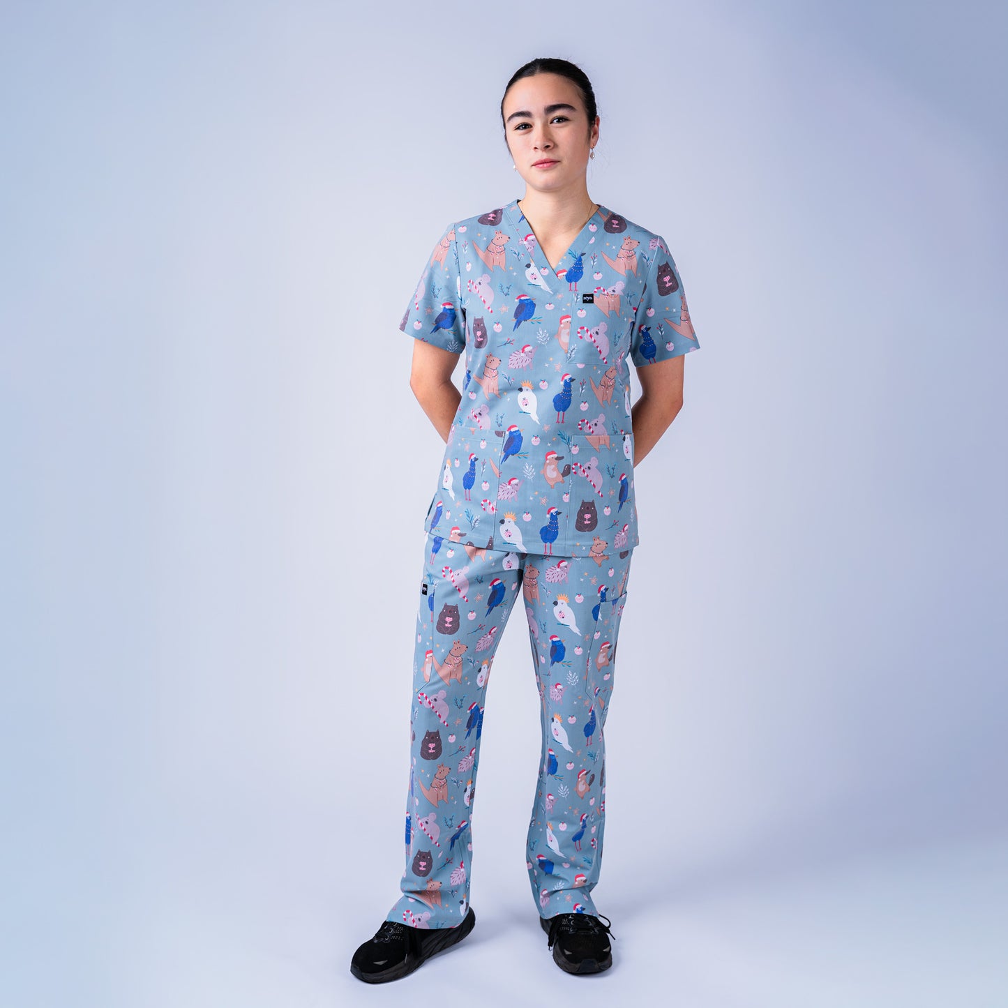 Native Christmas Scrub Set