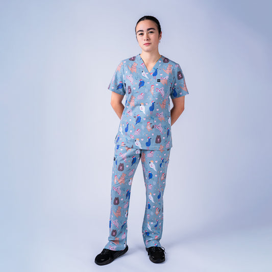 Native Christmas Scrub Set