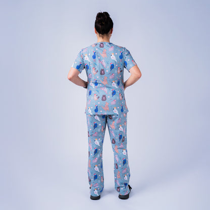 Native Christmas Scrub Set