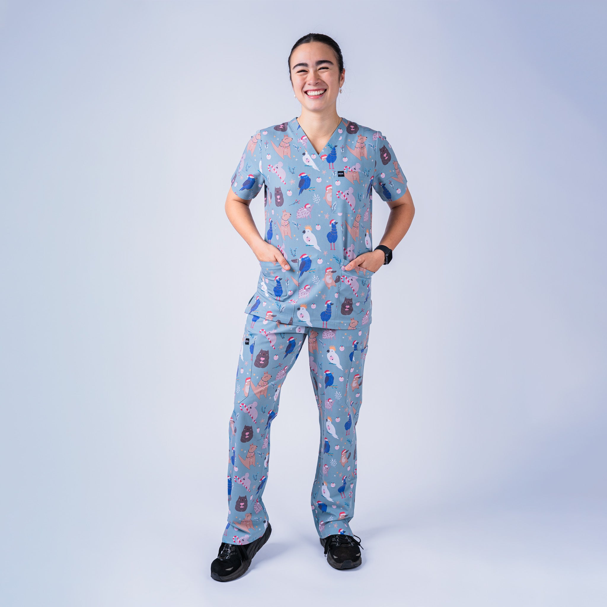Native Christmas Scrub Set