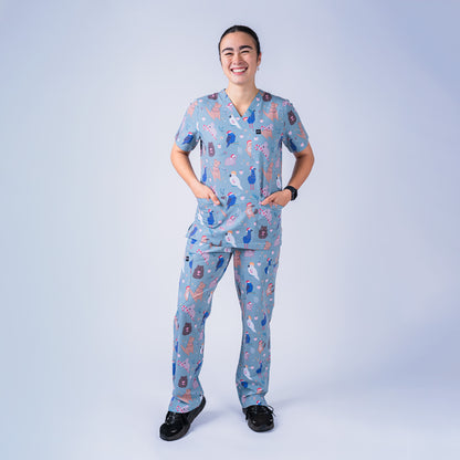 Native Christmas Scrub Set