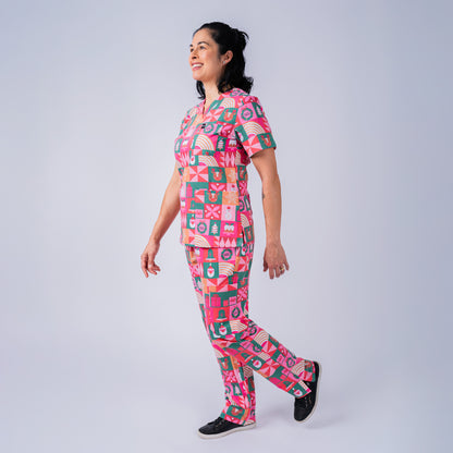 Gift Wrapped Scrub Set