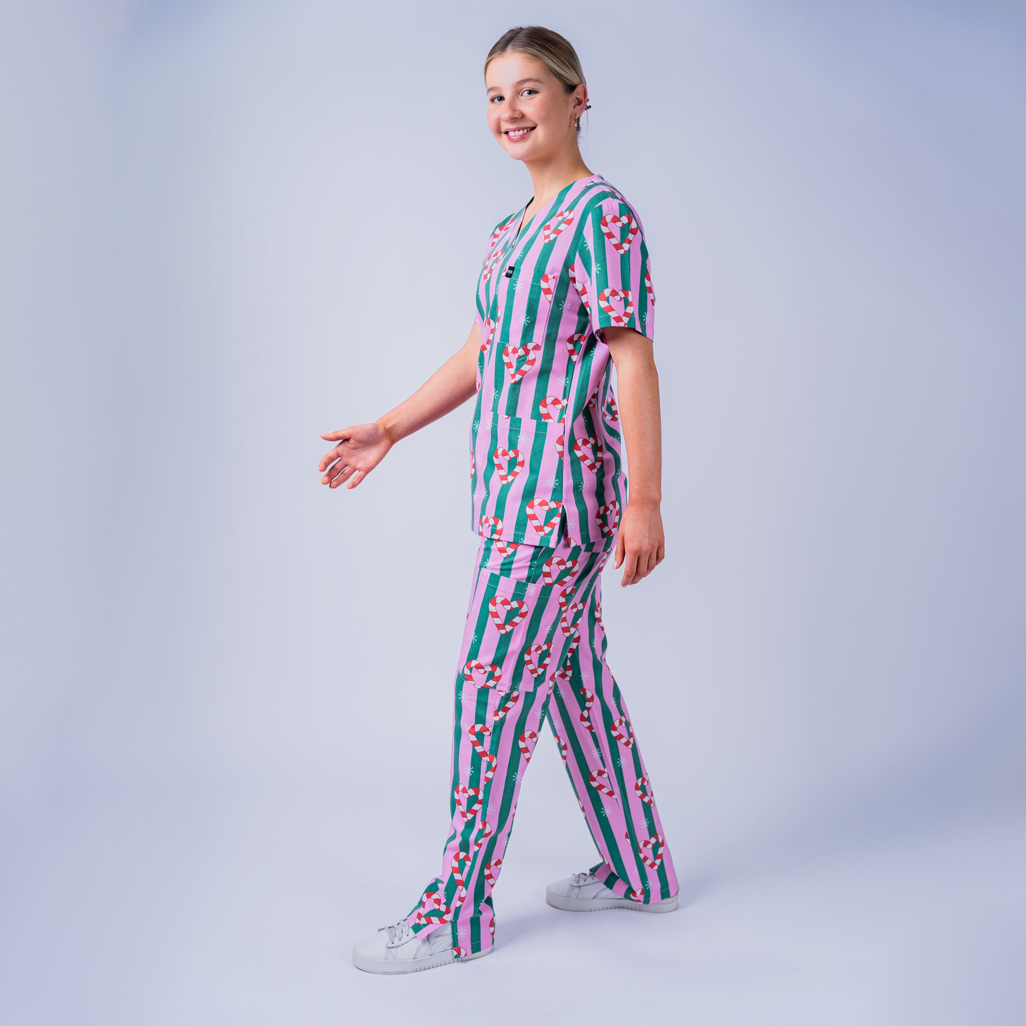 Peppermint Love Scrub Set