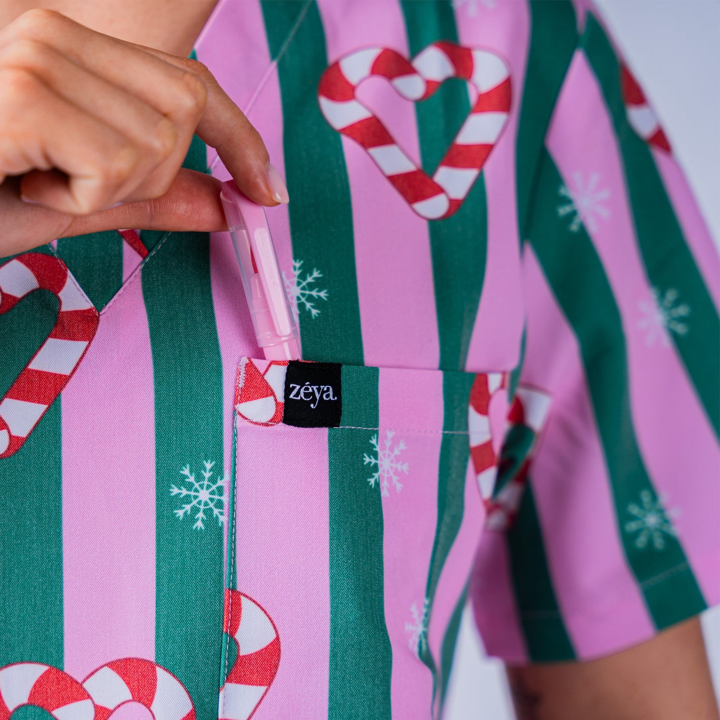 Peppermint Love Scrub Set