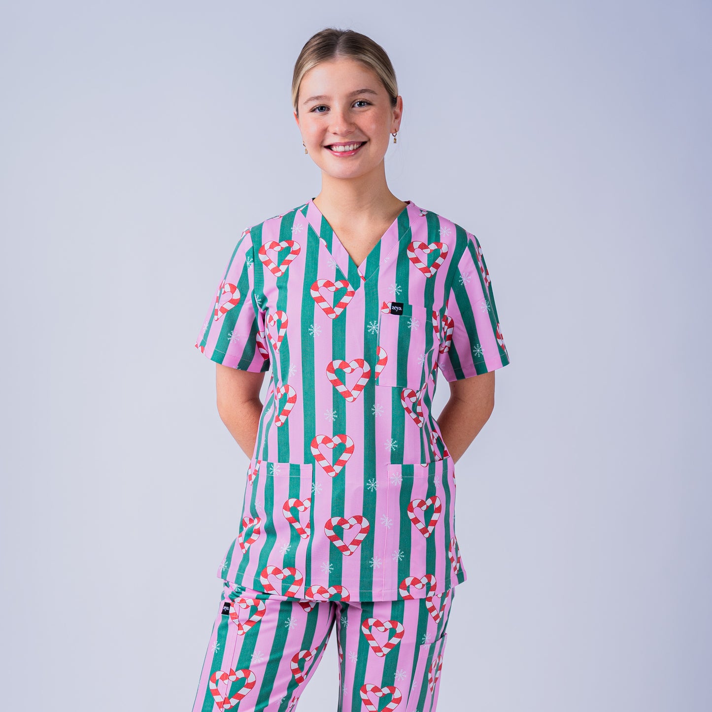 Peppermint Love Scrub Set