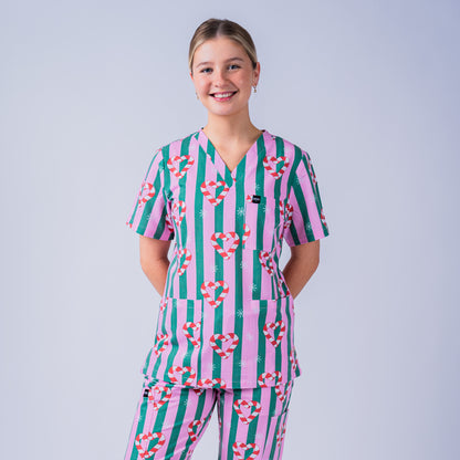 Peppermint Love Scrub Set