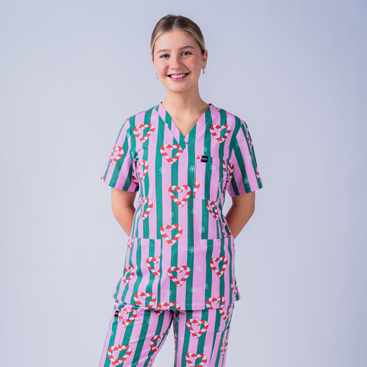 Peppermint Love Scrub Set