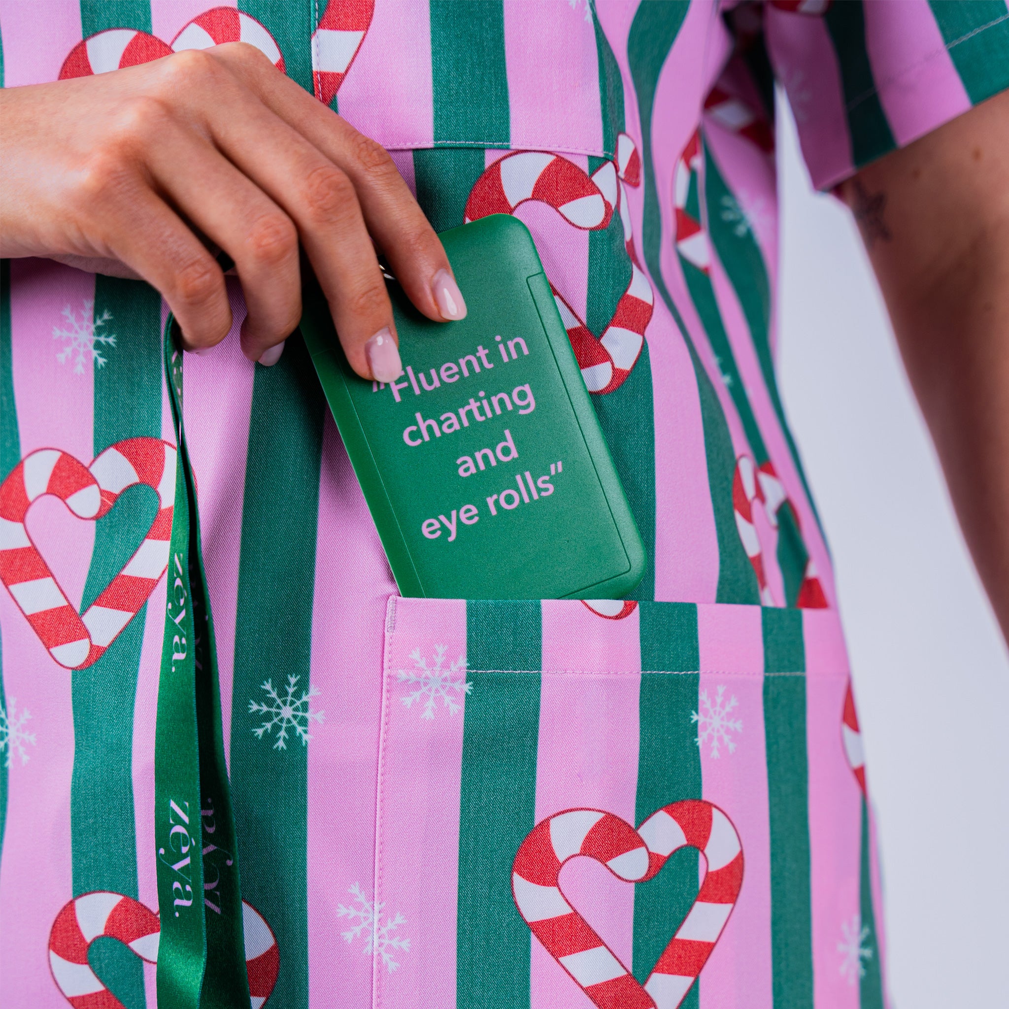 Peppermint Love Scrub Set