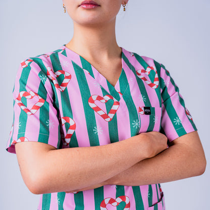 Peppermint Love Scrub Set