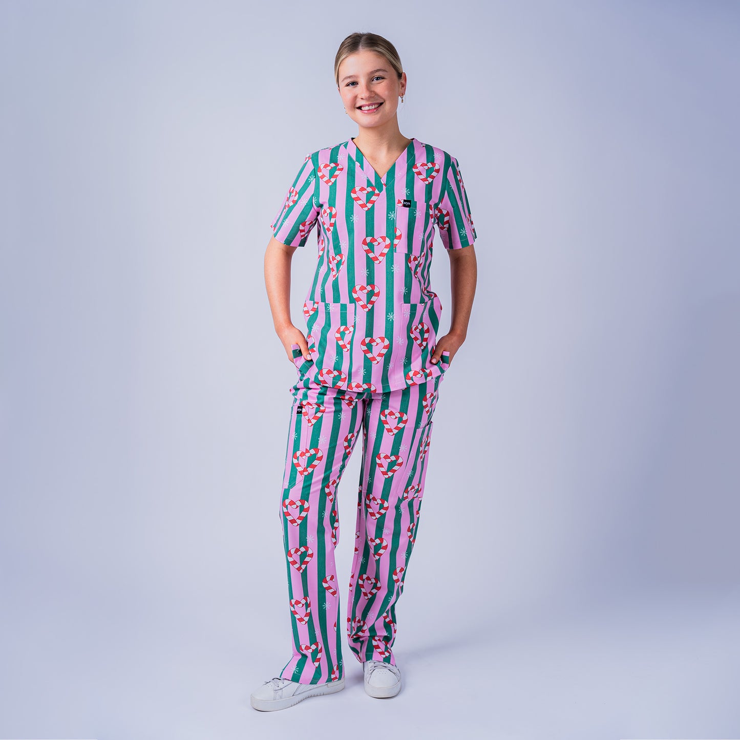 Peppermint Love Scrub Set